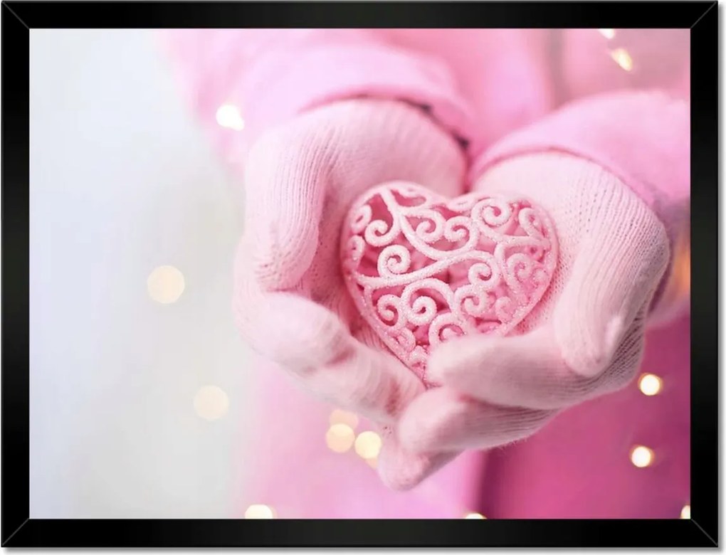 Poszterek keretben 40x30 Nőnap Ajándék Love