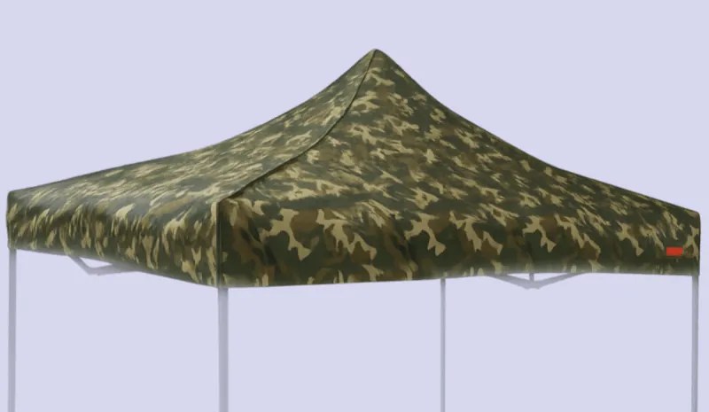 Tetőponyva 3x3m, Terepszínű