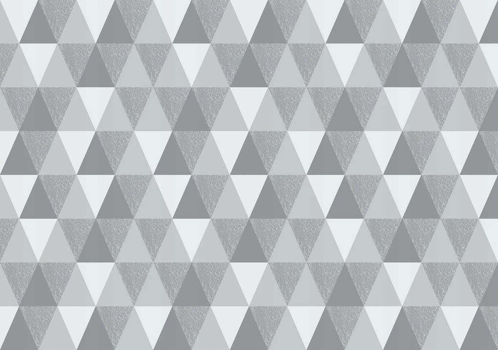 Fotótapéta Geometria Szürke Vinyl háromszögek 520x318 +ragasztó