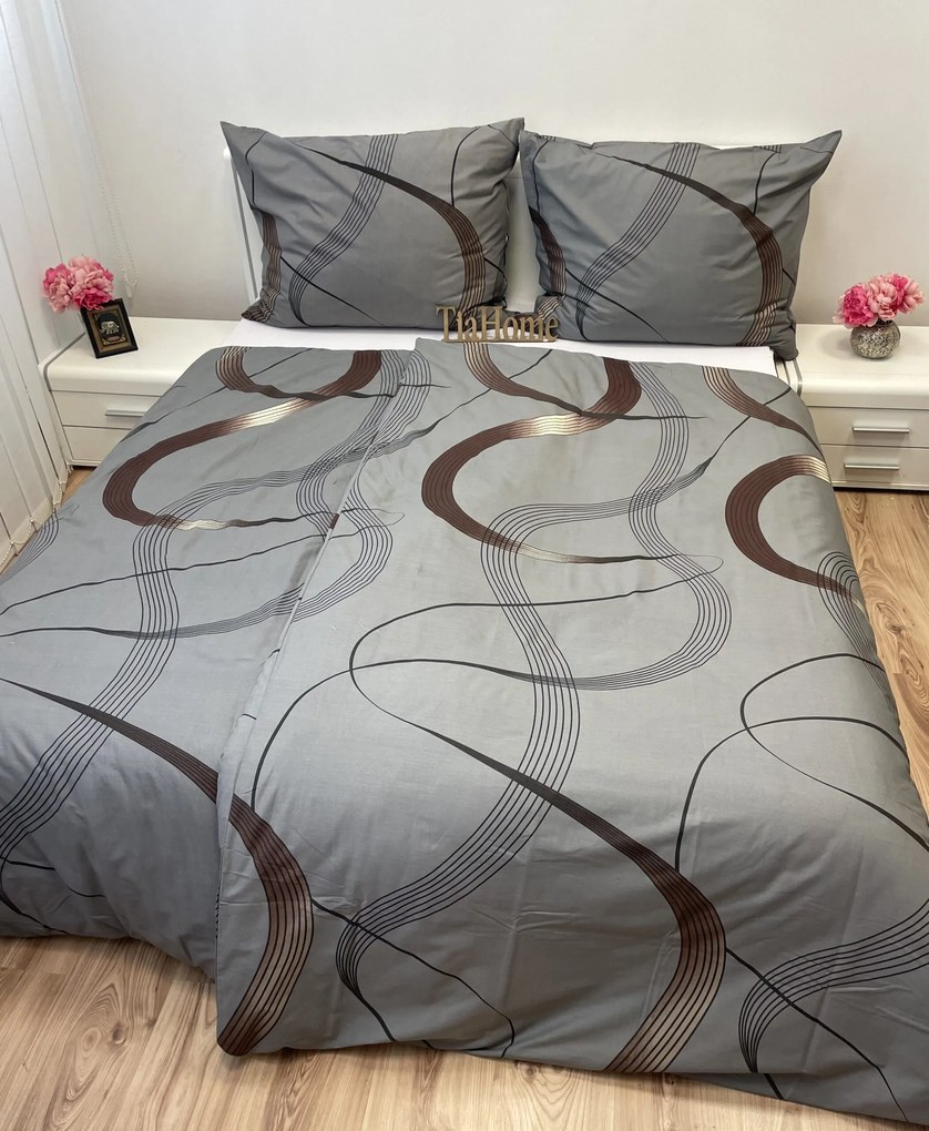 Gold Ribbon pamut ágyneműhuzat 200x140cm+90x70cm TiaHome