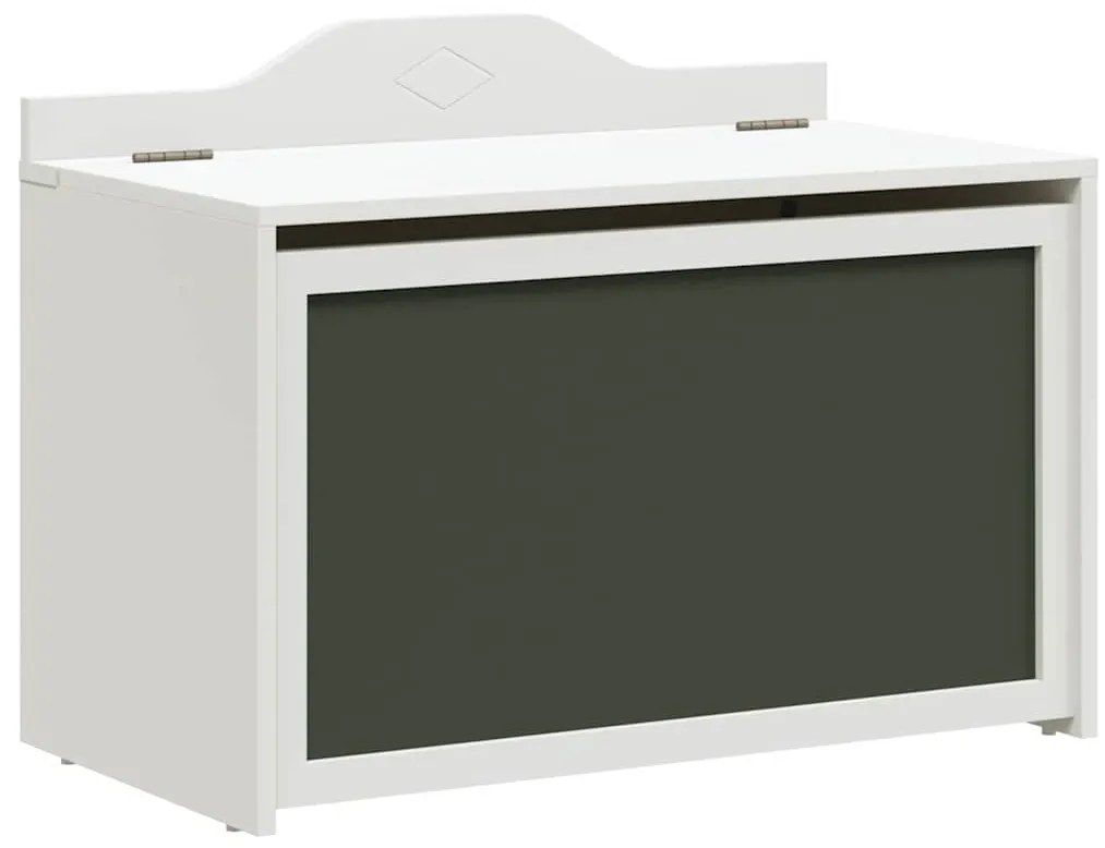 Játék Doboz tárolóval Fehér 73 x 33 x 55 cm Faanyag