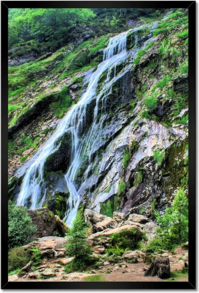 Poszterek keretben 40x60 Powerscourt vízesés