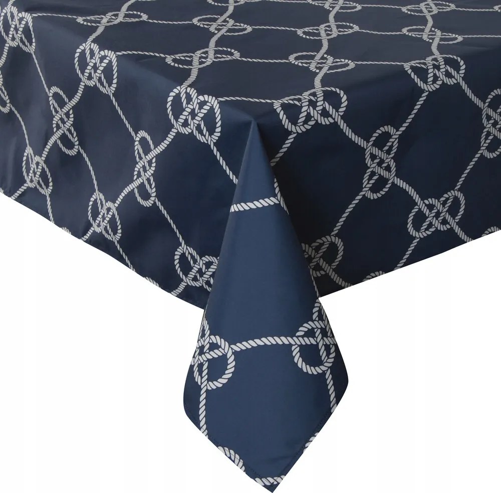 Abrosz dekoratív vízálló Garden 140x220 Eurofirany sötétkék