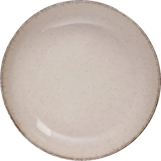 Tányérkészlet porcelán, fahéj, 24 darabos