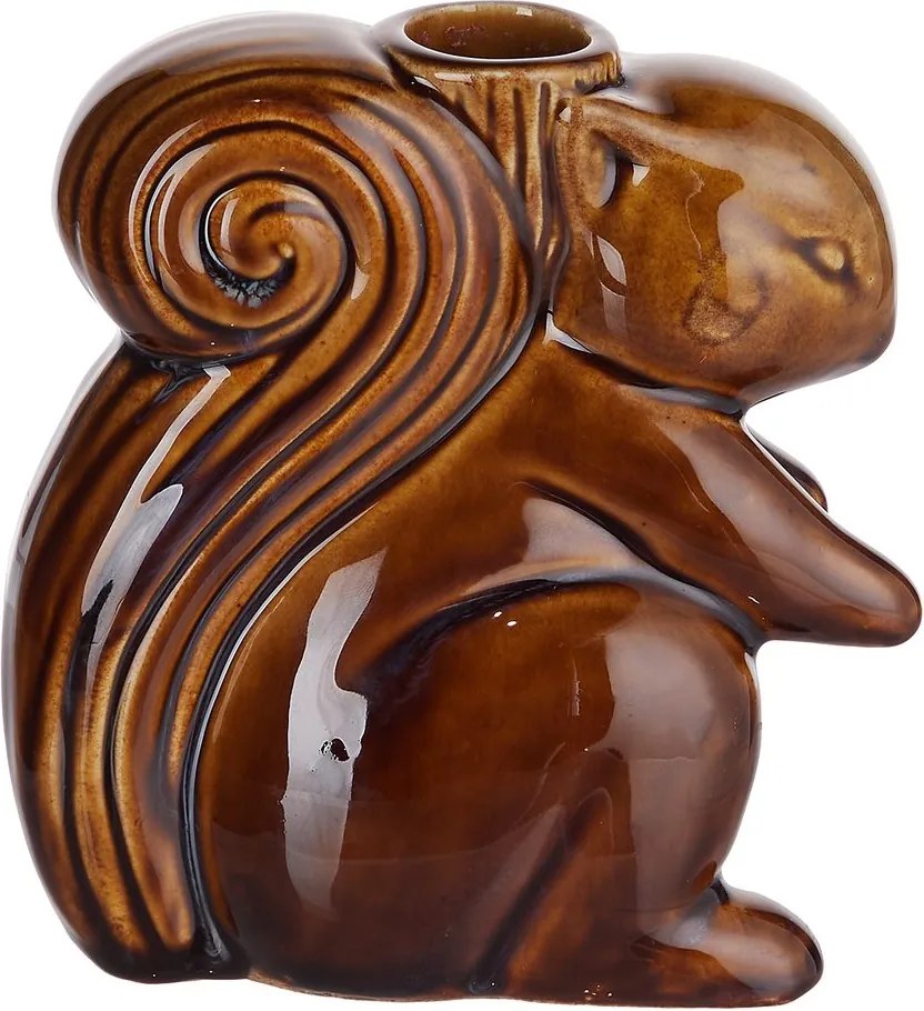SQUIRREL gyertyatartó, mókus