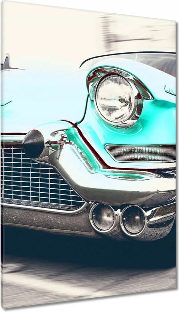 Vászonkép 80x120 Türkiz Cadillac
