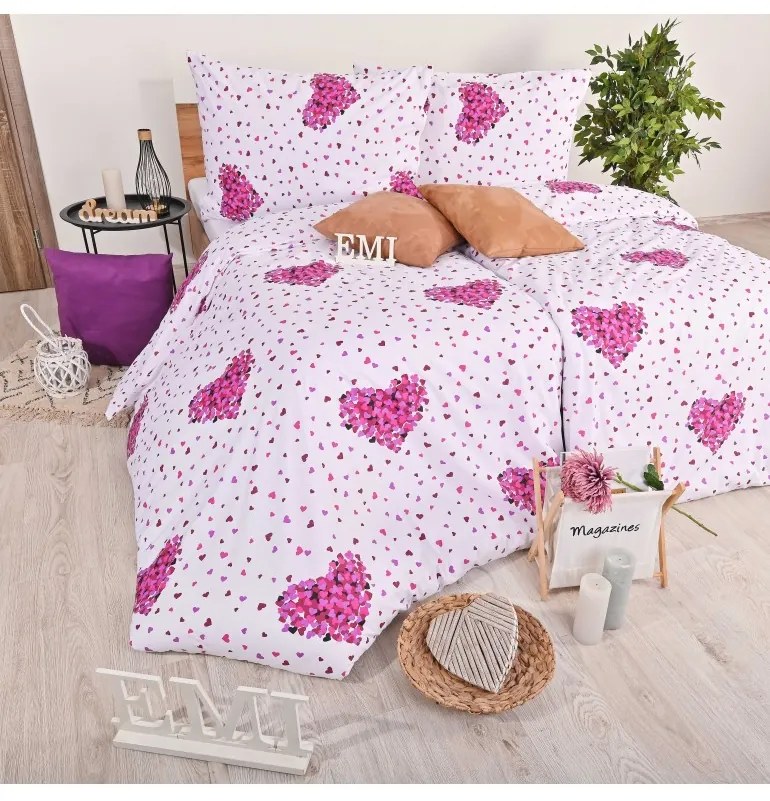 EMI Romance lila ágyneműhuzat