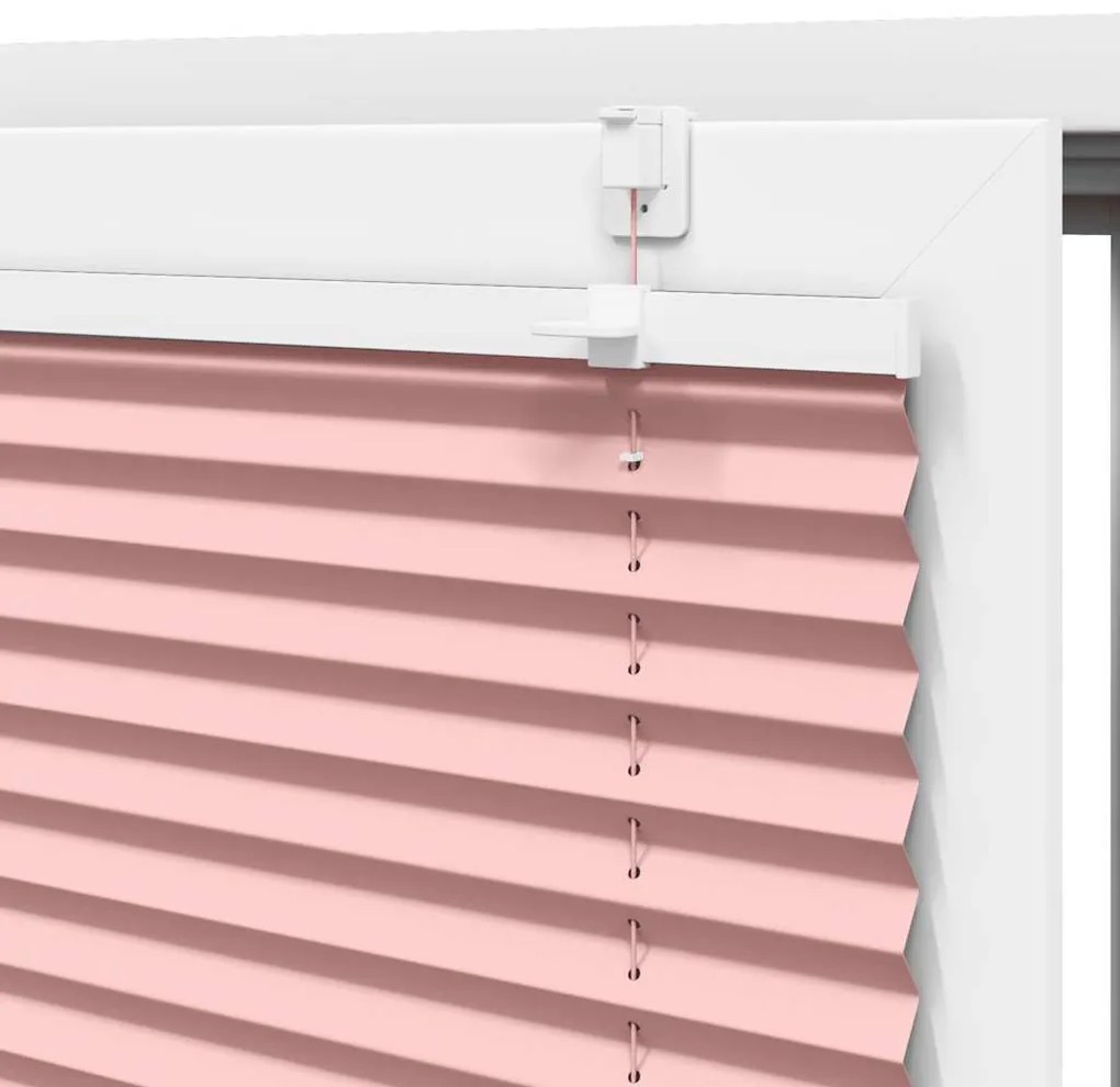 pliszírozott redőny rózsaszín 100x100 cm szövetszélesség 99,4cm