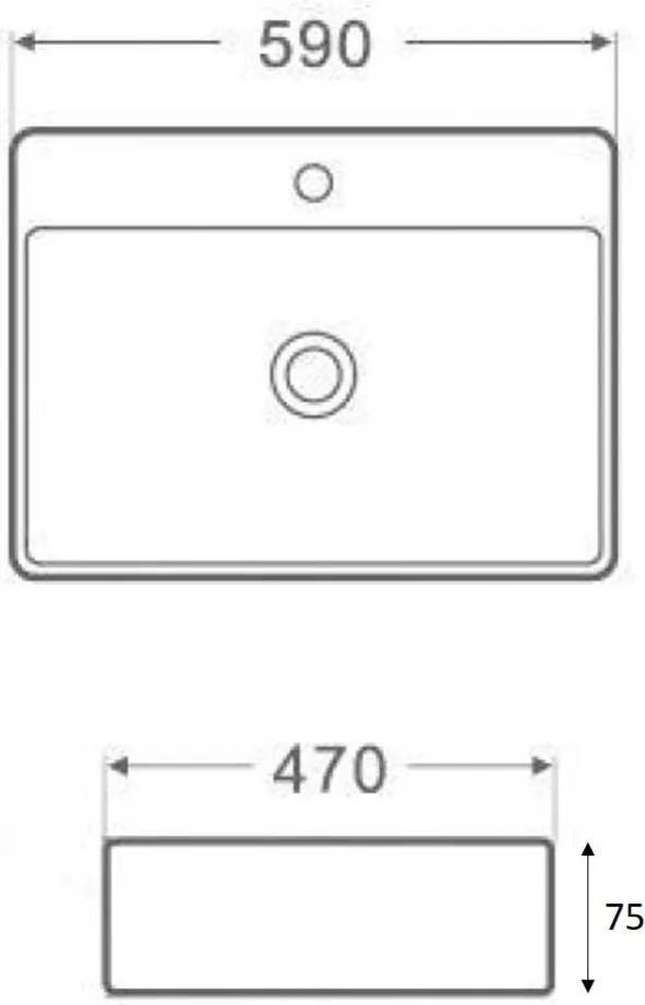 AREZZO design Houston 59x47 mosdótál AR-319