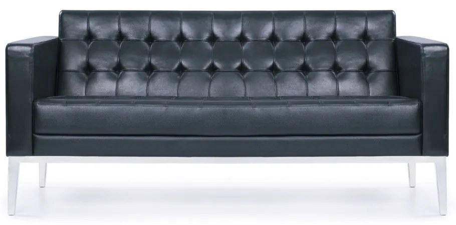 Bartolo kanapé, kétüléses, fekete