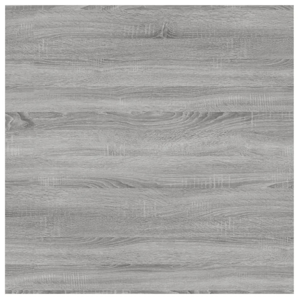 4 db szürke sonoma színű szerelt fa fali polc 40 x 50 x 1,5 cm