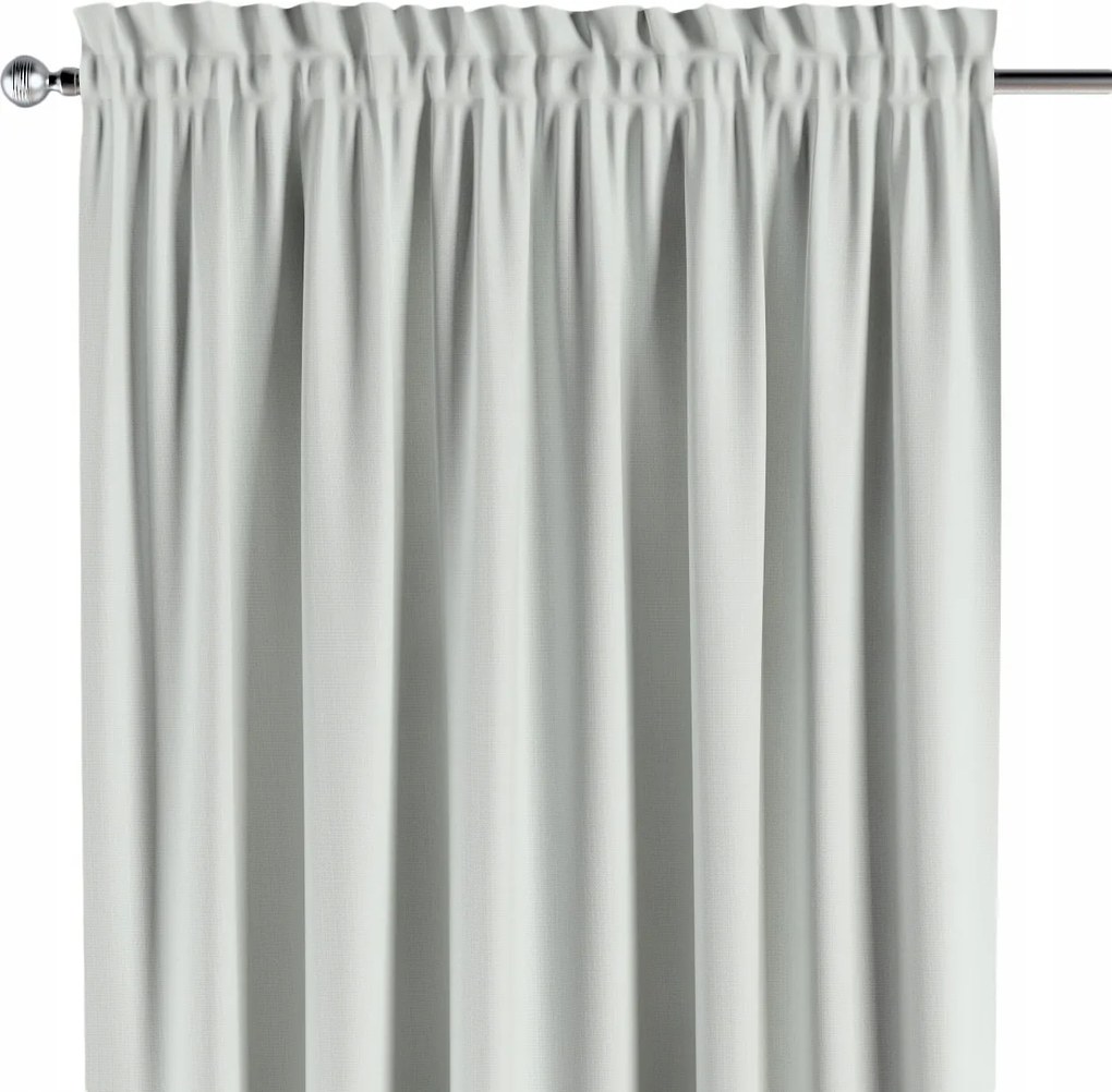 Csatornafüggöny frufruval 1 db 130x245cm fehér