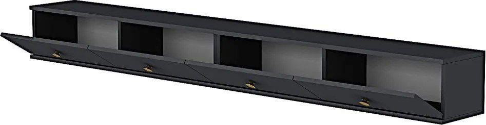 Zuzu TV-állvány, antracit, 120 cm
