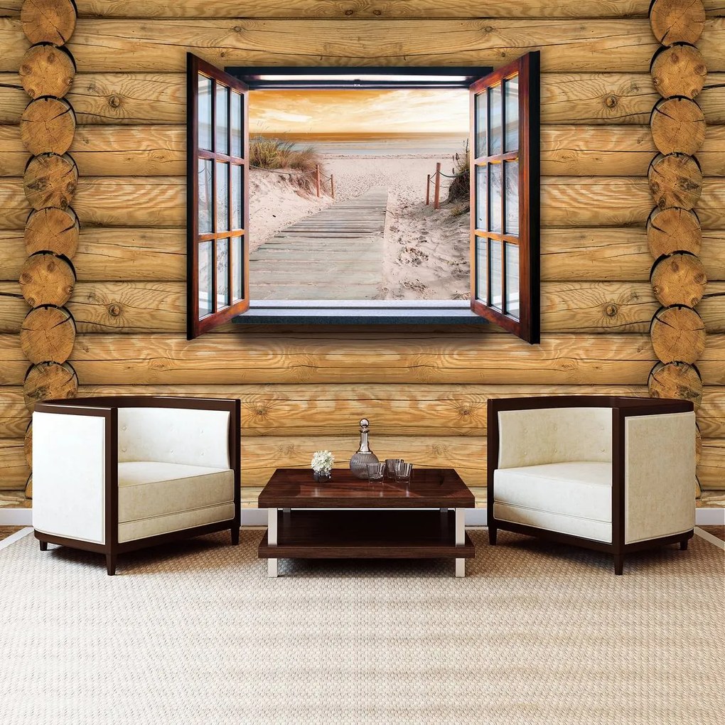 Fotótapéta - Kilátás a strandra (152,5x104 cm)