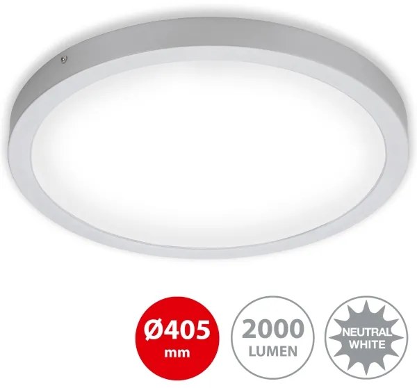 Briloner 7143-414 - LED Mennyezeti lámpa FIRE LED/24,5W/230V 4000K