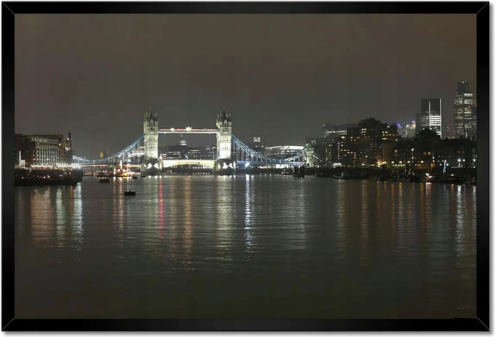 Poszterek keretben 60x40 Éjszakai panoráma London