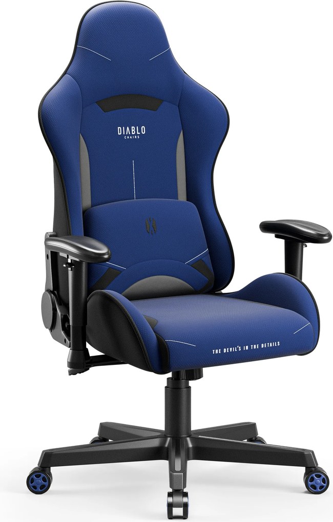 Gamer szék szövet Normal Size, sötétkék: Diablo X-Starter
