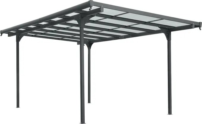 pergola LANITPLAST ALU 53 antracit + bronz PC LG4121