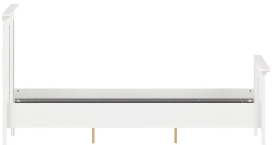 Fehér franciaágy 140x200 cm Paris – Tvilum