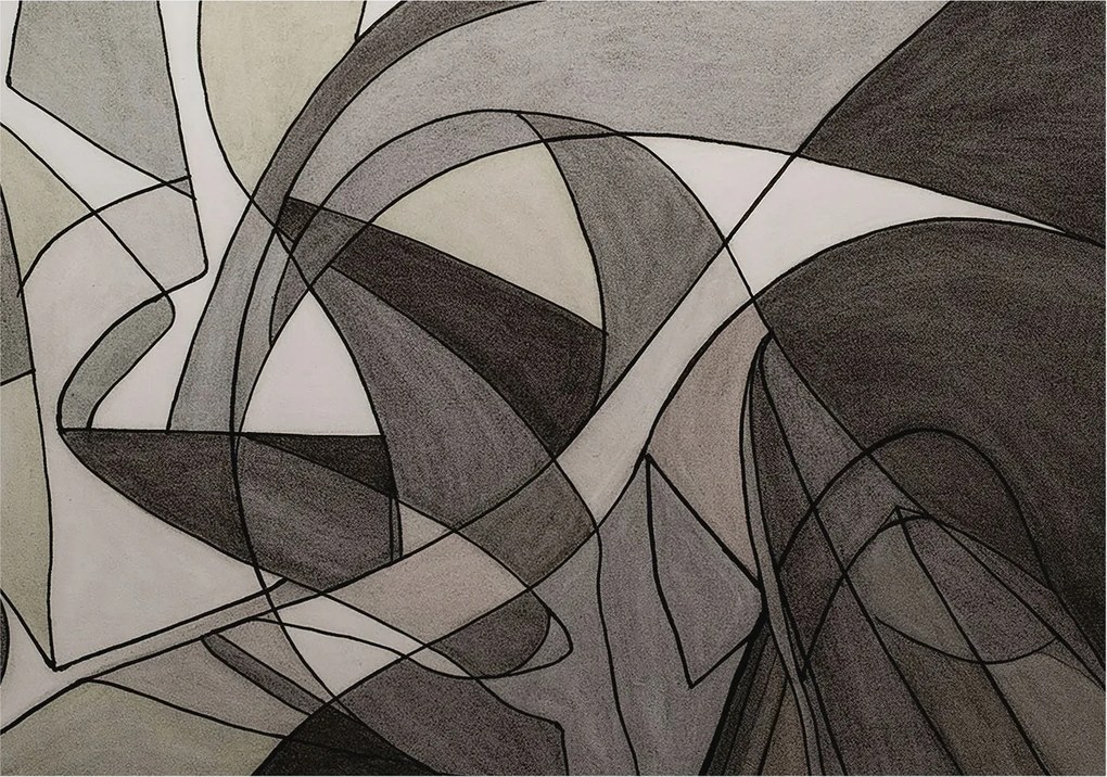 Fotótapéta Flizelin Design Divatos geometrikus absztrakt 208x146