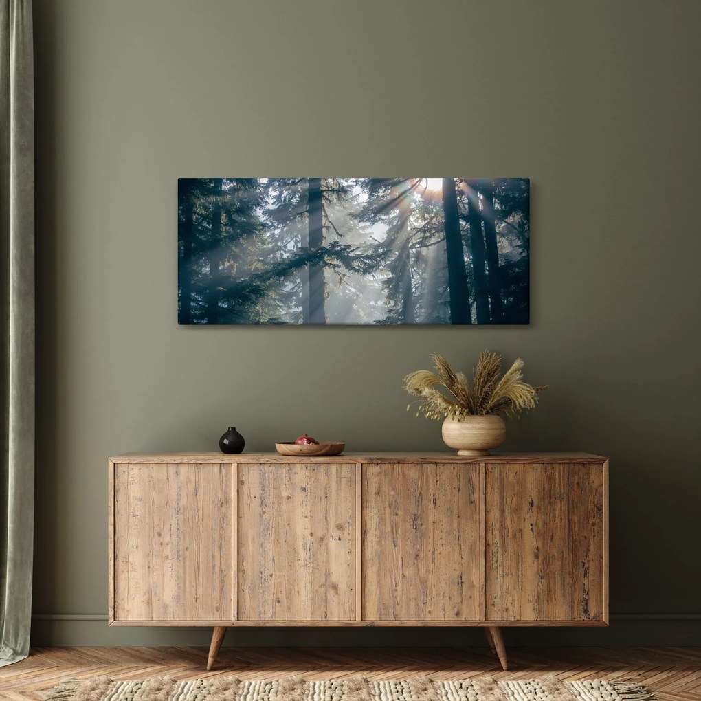 Fák képe a ragyogó nappal (120x50 cm)
