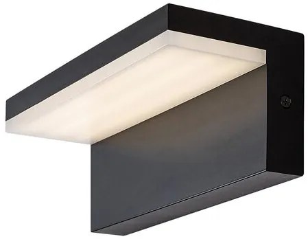RÁBALUX 77092 ZARAGOZA Modern Kültéri Fali Lámpa Fekete IP44