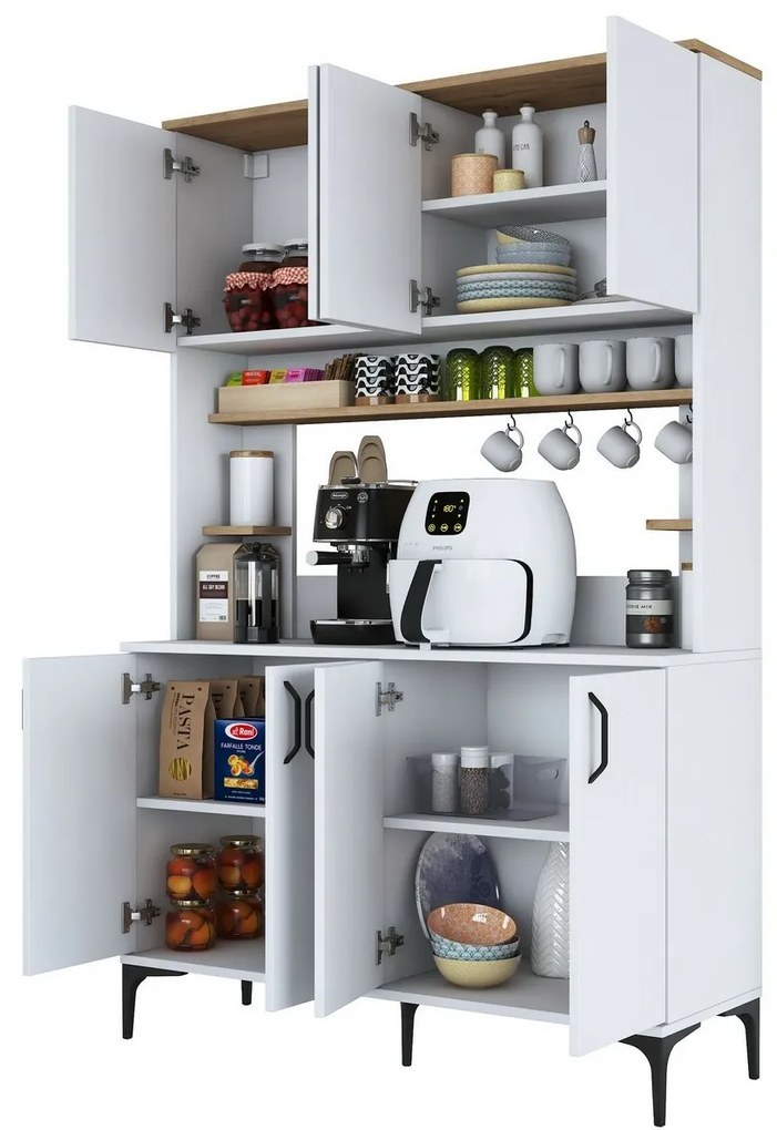 Jevy Walnut and White szekrény