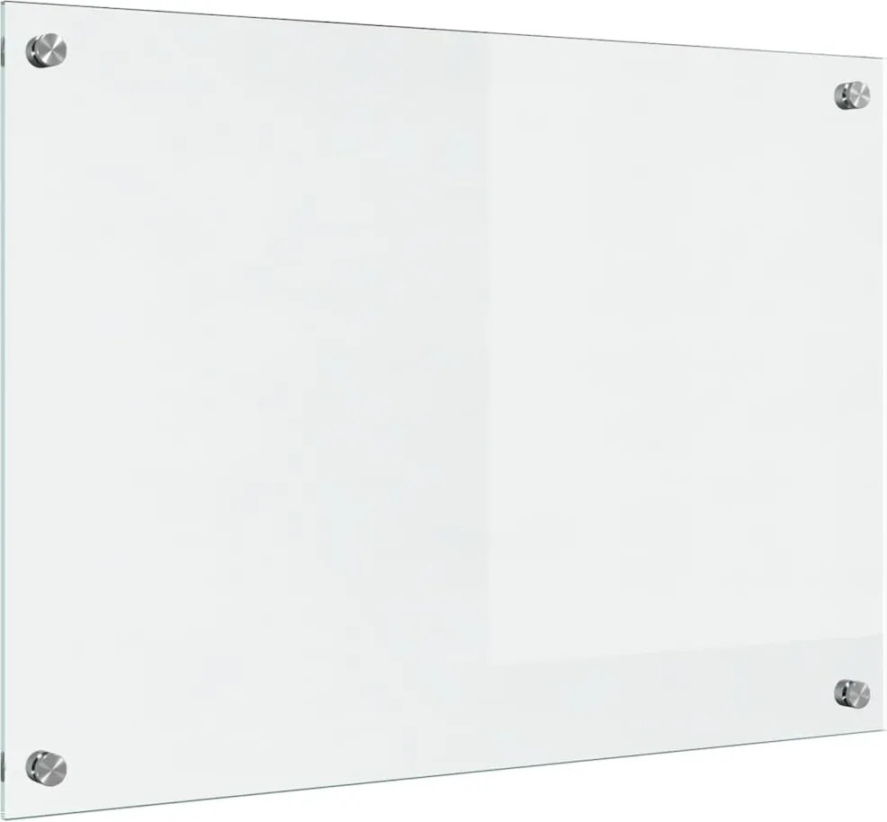 vidaXL Konyhai splashback Átlátszó 70 x 50 cm edzett üveg