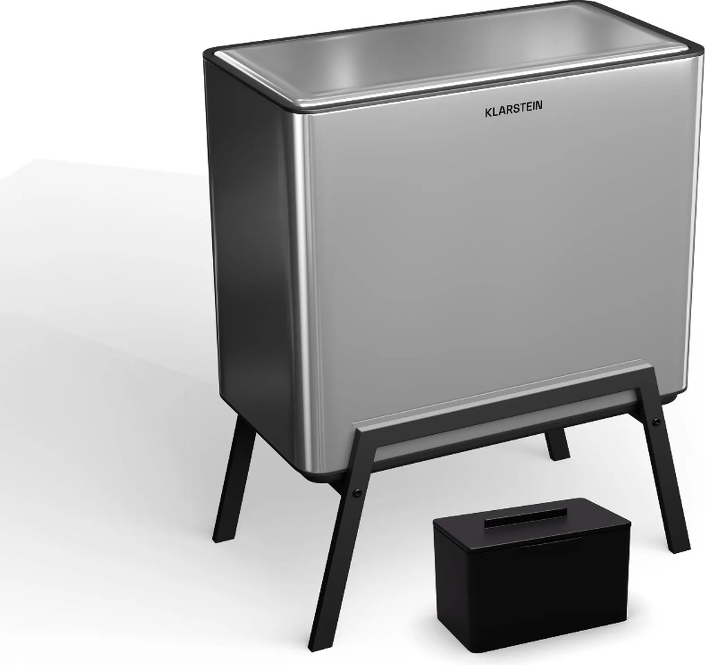 Klarstein Yuma, szemetes, 40 l, komposztálóval, lábakkal, szagszűrővel