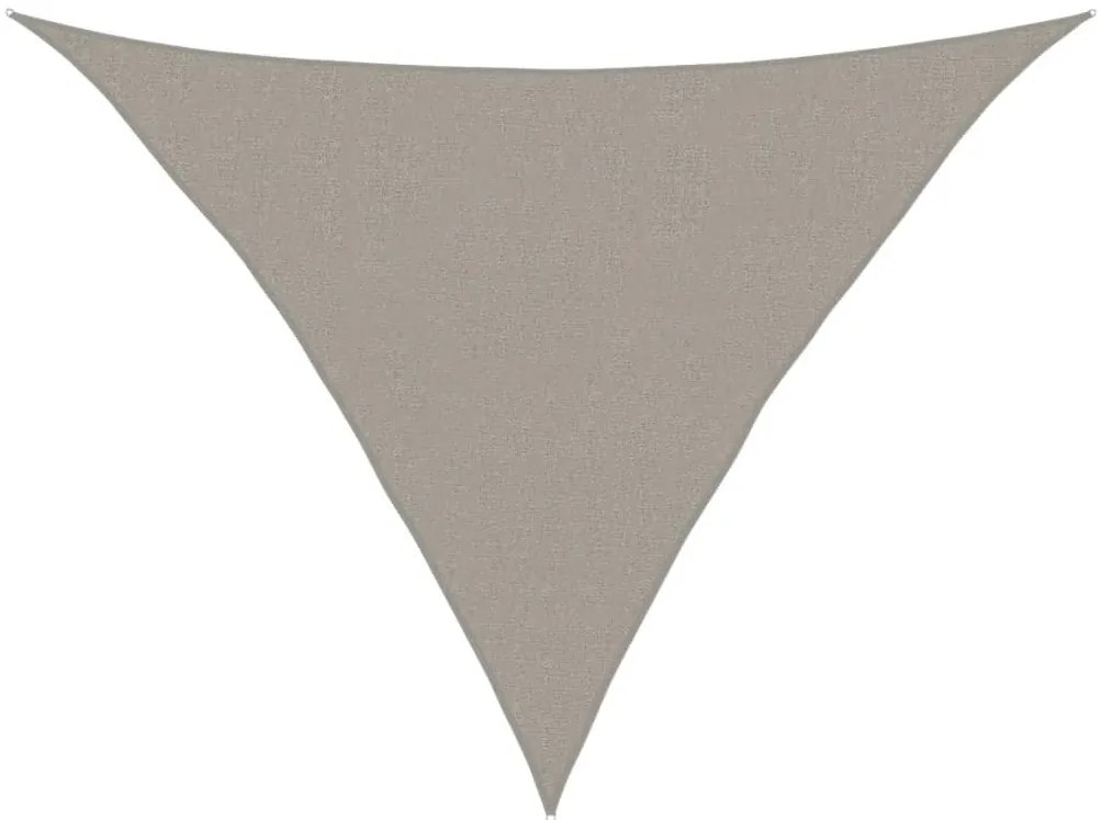 háromszög alakú HDPE napvitorla 160 g/m² 2,5x2,5x3,5 m
