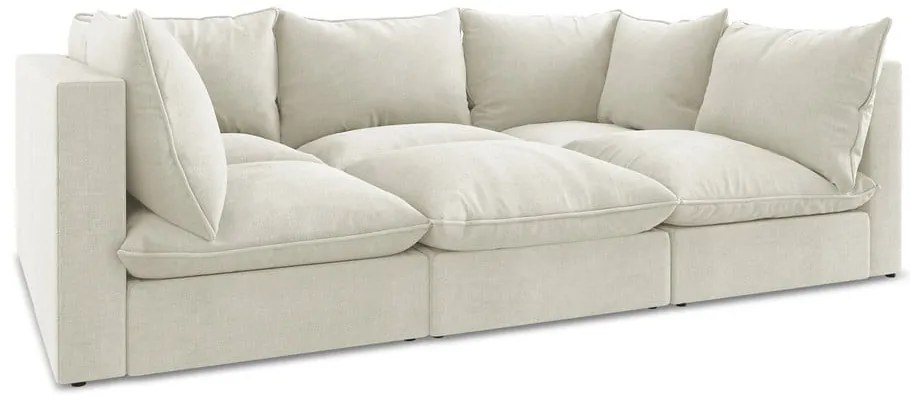 Bézs kanapé 255 cm Manao – Makamii