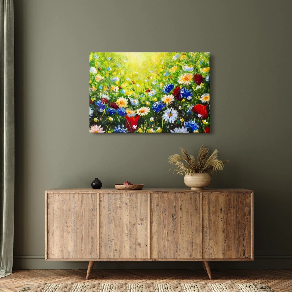 Vadvirágok képe (90x60 cm)