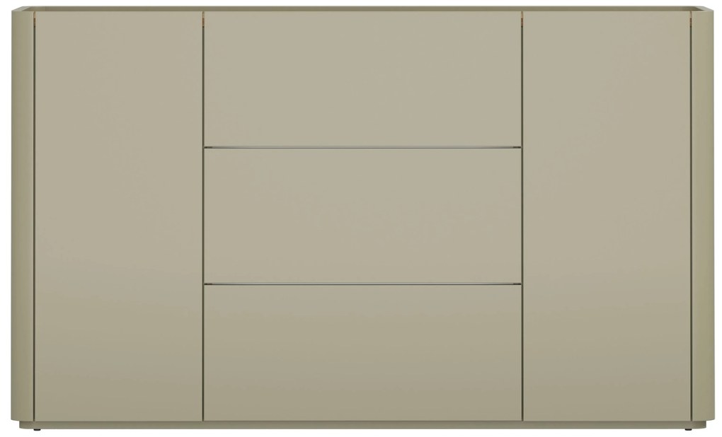 Elivo komód 150 cm fiókokkal - eukaliptusz / baltic dune tölgy