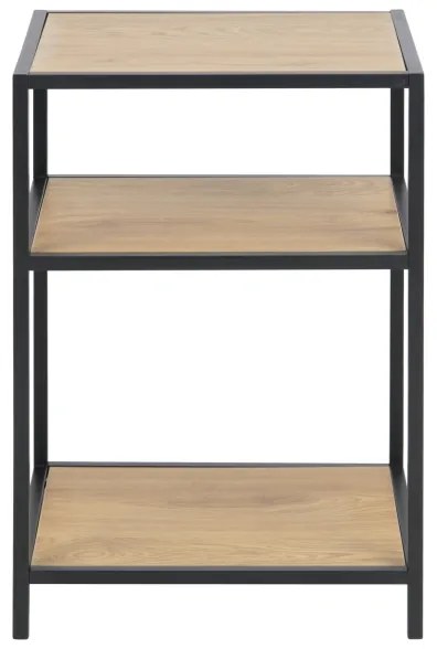 Éjjeli szekrény SARON tölgy/fekete