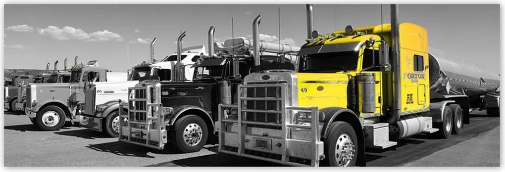 Poszterek 200x66 Sárga teherautó az USA-ból