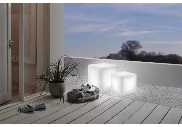 Eglo 900295 - Kültéri állólámpa BOTTONA 1xE27/15W/230V 40x40 cm IP65