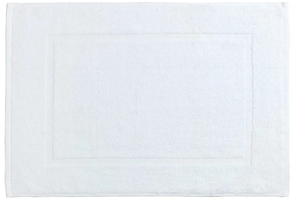 Fehér textil fürdőszobai kilépő 40x60 cm Zen – Allstar