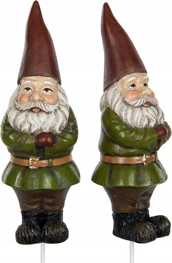 Dekoráció Karácsonyi Dekoráció Virágcseréphez Törpe manó 2 db