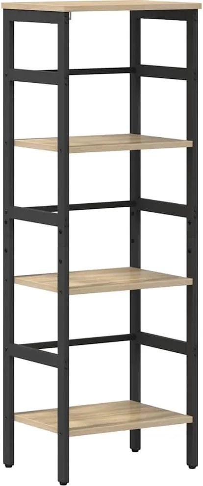 vidaXL Könyvespolc Sonoma tölgy 40 x 29,5 x 115 cm Faanyag