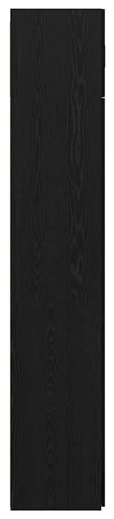 Tárolószekrény Musta tammi 80 x 41 x 225 cm Faanyag