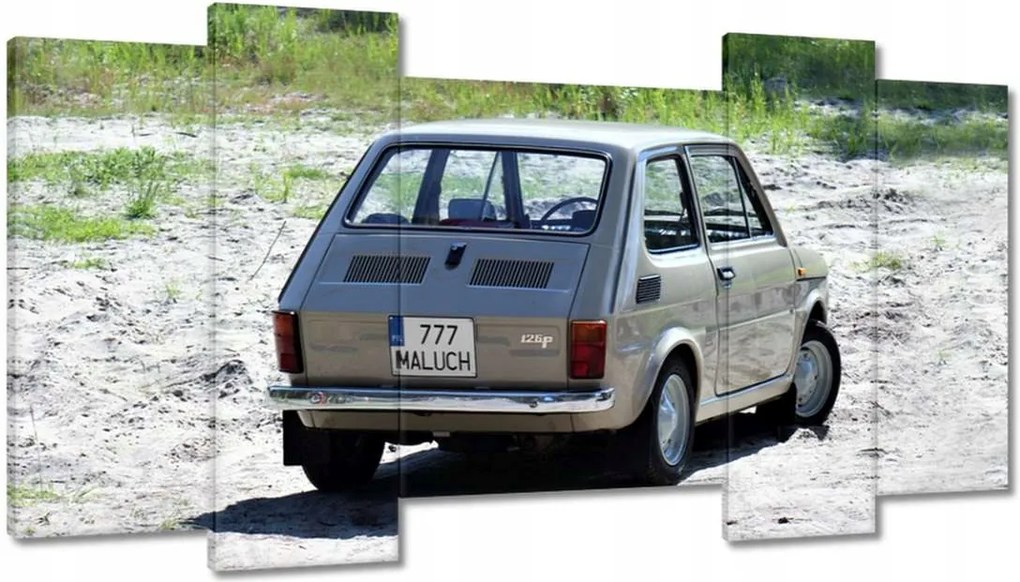 Képek 120x65 Kisautó Fiat 126p Kisautó