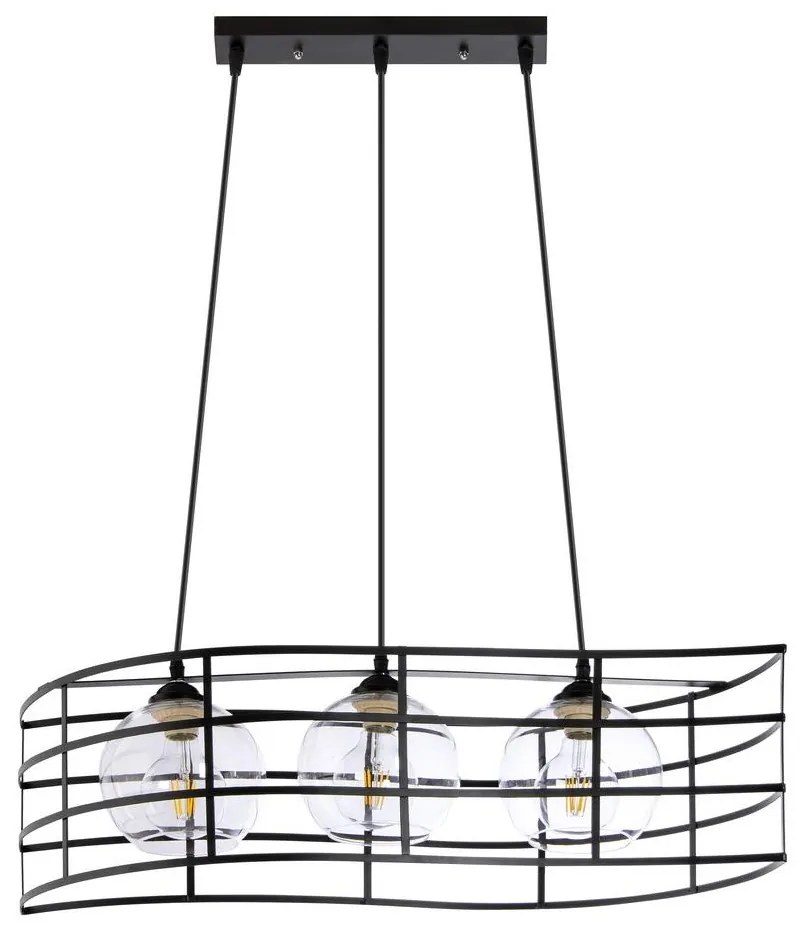 Csillár zsinóron 3xE27/60W/230V