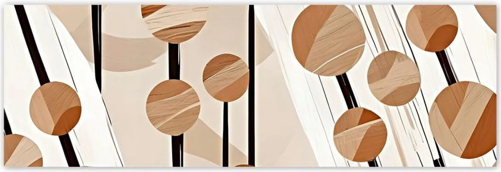 Poszterek 200x66 Bézs az oszlopokon