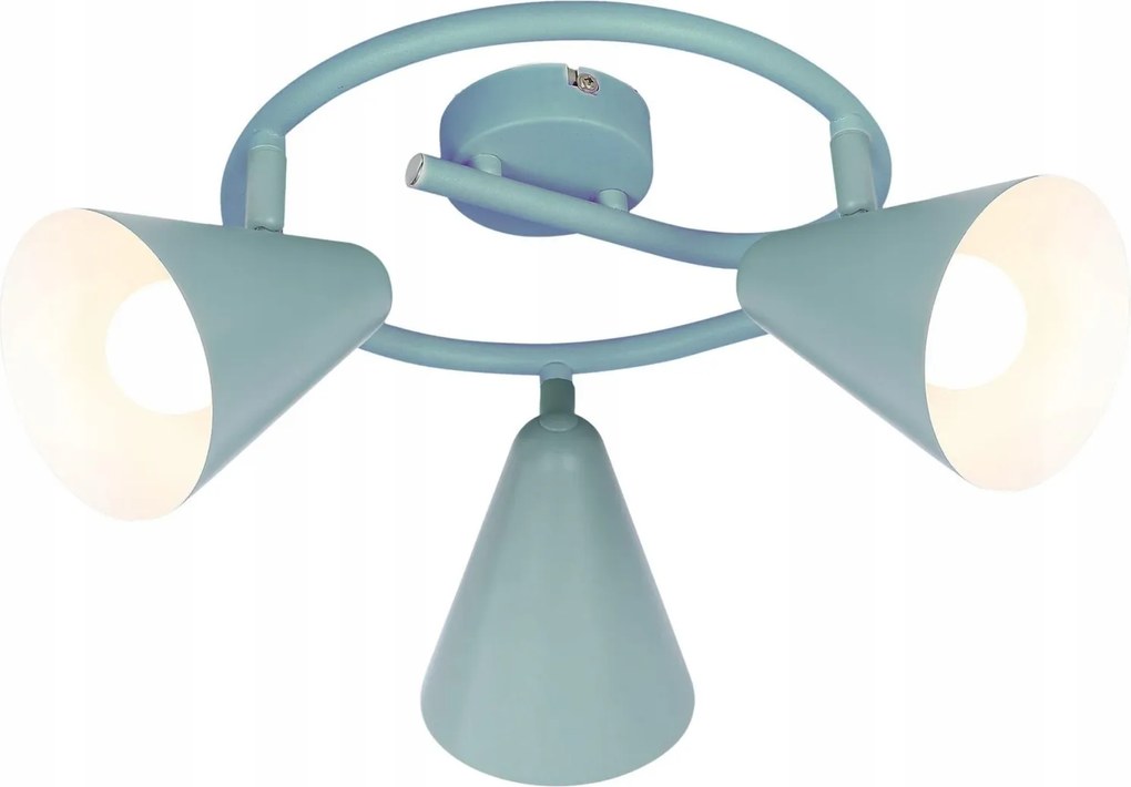 Lámpa spirál szürke matt 3xE14 Amor Candellux