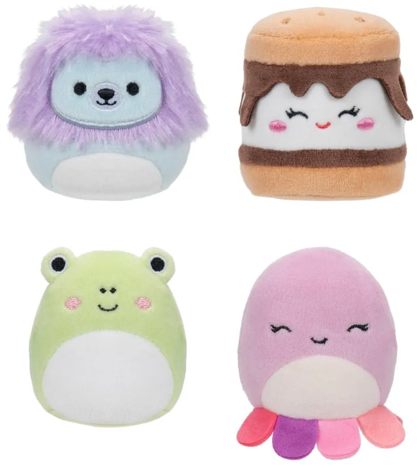 Plüssjáték szett 4 db-os Micromallows 4Pack – SQUISHMALLOWS