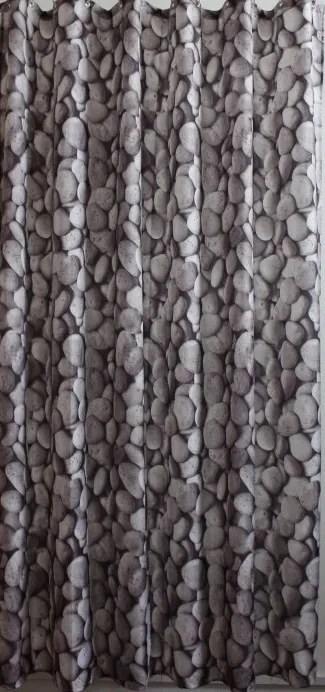 Zuhanyfüggöny - NEW STONE - Impregnált textil - 180 x 200 cm