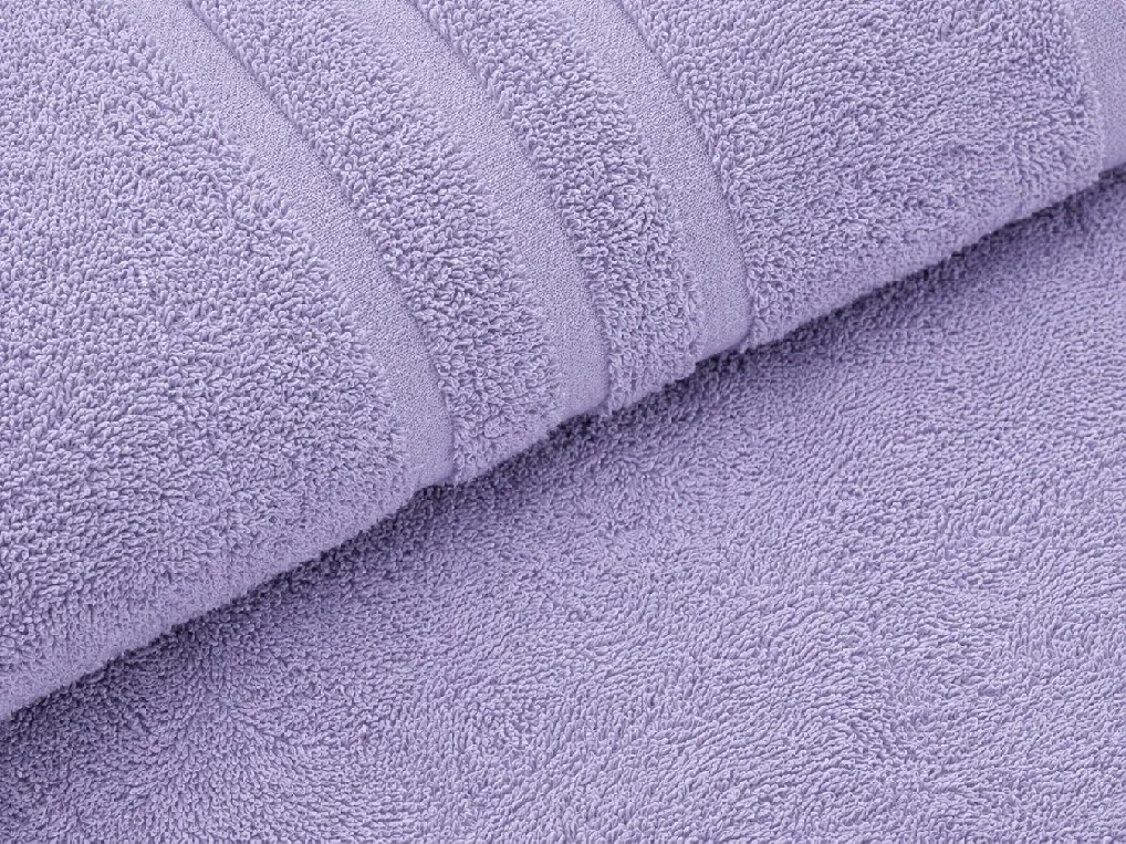Fürdőlepedő CLASSIC COLOR 70 x 140 cm levendula, 100% pamut