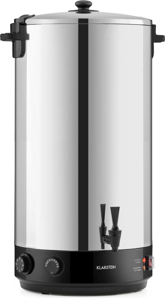 Klarstein KonfiStar 60, befőzőautomata, italadagoló, 60 l, 2500 W, 100 °C, 120 perc, rozsdamentes acél