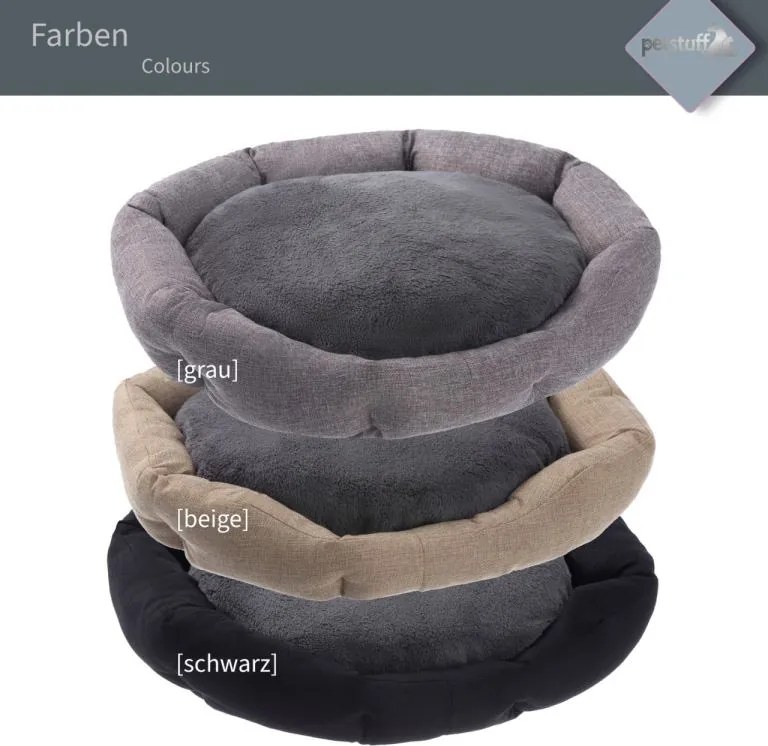 PESTUFF Kutyafekhely Octagon 50 x 57 x 13 cm szürke