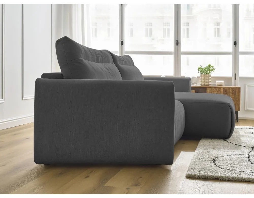 Szürke sarokkanapé Aden – Bobochic Paris